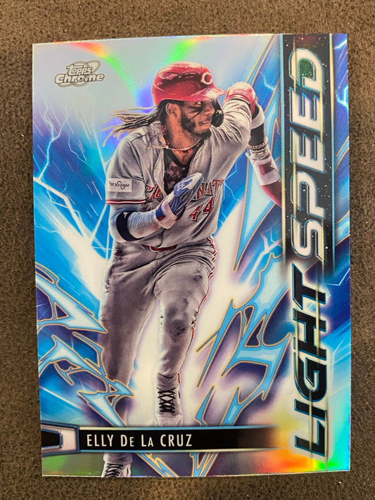 Elly De La Cruz - 2025 Topps Chrome Cosmic - Light Speed Insert - Reds