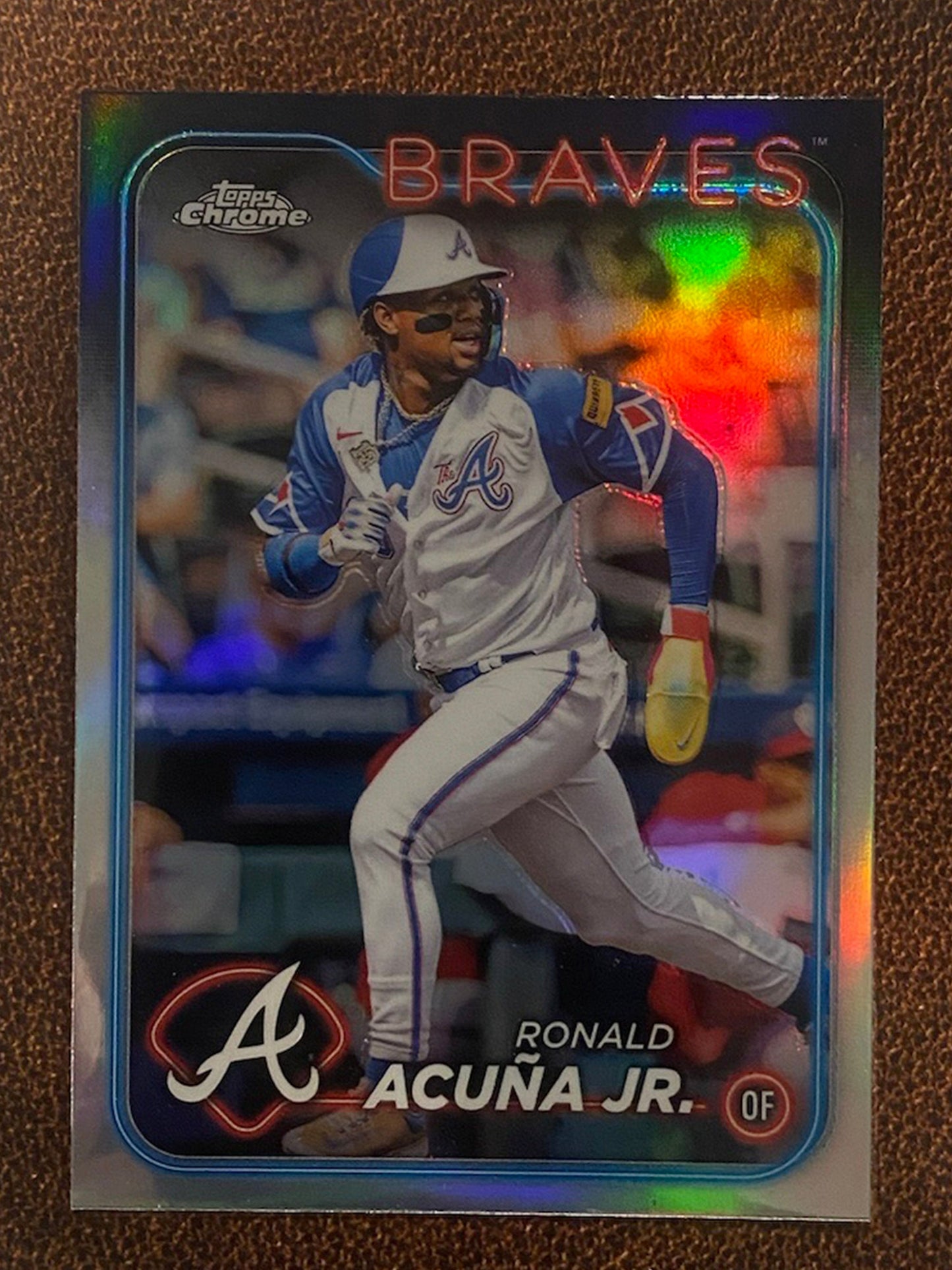 Ronald Acuna Jr. - 2024 Topps Chrome - Refractor - Braves