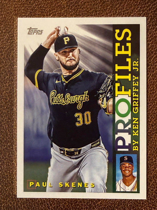 Paul Skenes - 2026 Topps Series 1 - Profiles Insert - Pirates