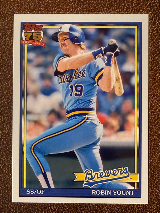 Robin Yount - 2026 Topps Series 1 - 1991 Insert - Brewers