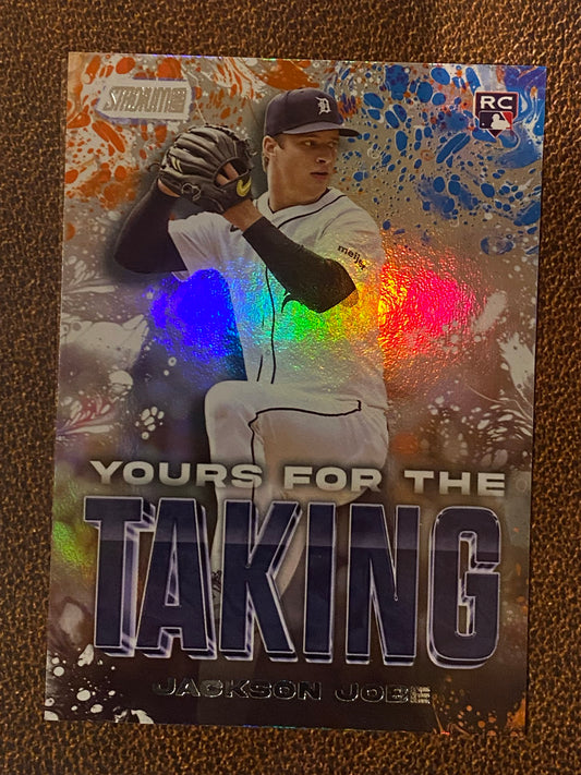 Jackson Jobe - 2025 Topps Stadium Club - Yours for the Taking Insert - Tigers