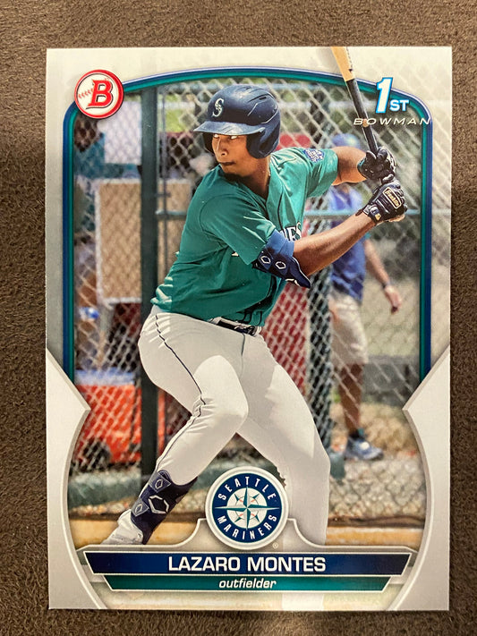 Lazaro Montes - 2023 Bowman - 1st PAPER - Mariners