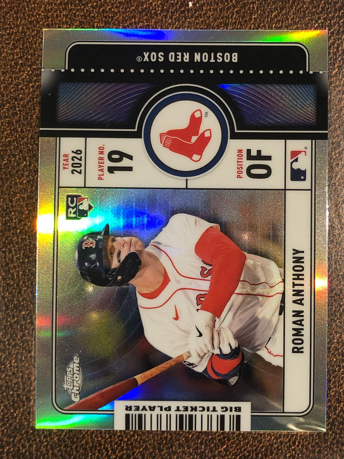 Roman Anthony - 2026 Topps Chrome - Big Ticket Player Insert - Red Sox
