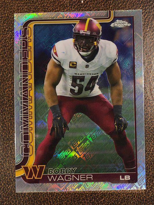 Bobby Wagner - 2025 Topps Chrome - Topps Foil - Commanders