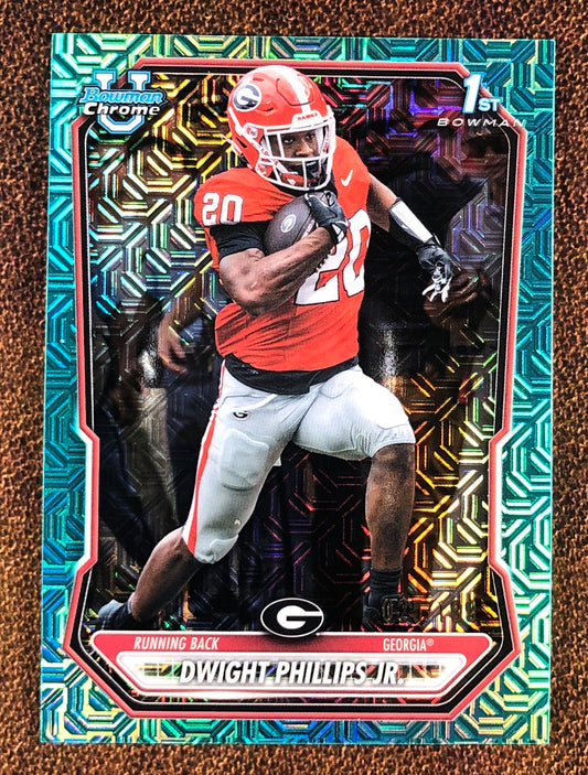Dwight Phillips Jr. - 2026 Bowman - AQUA MOJO /199 - Georgia