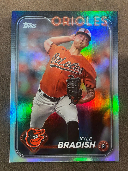 Kyle Bradish - 2024 Topps Series 1 - Rainbow Foil - Orioles