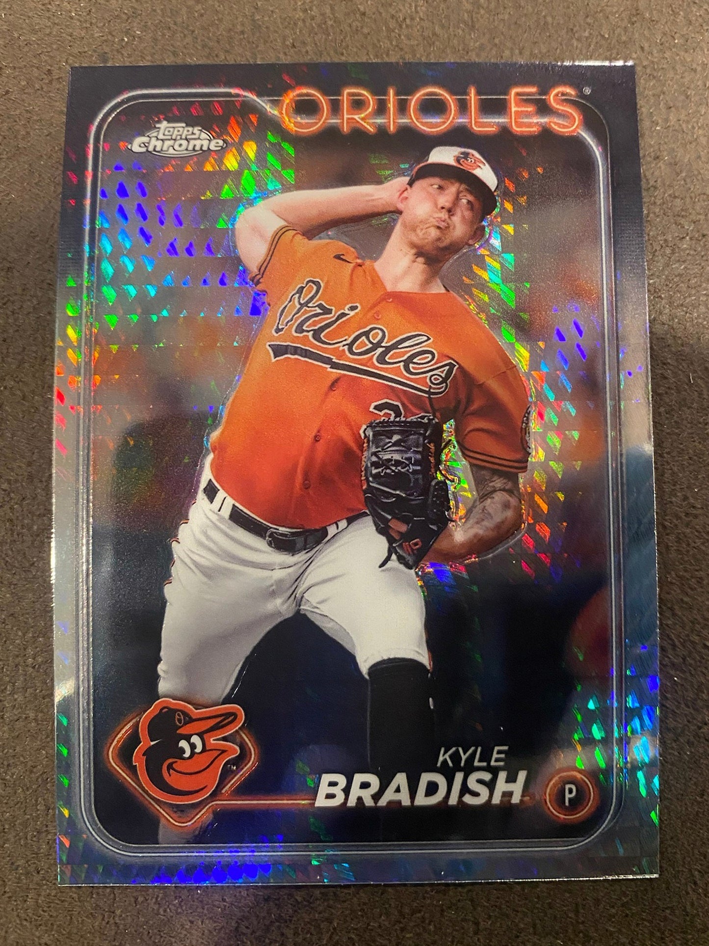 Kyle Bradish - 2024 Topps Chrome - Prism Refractors - Orioles