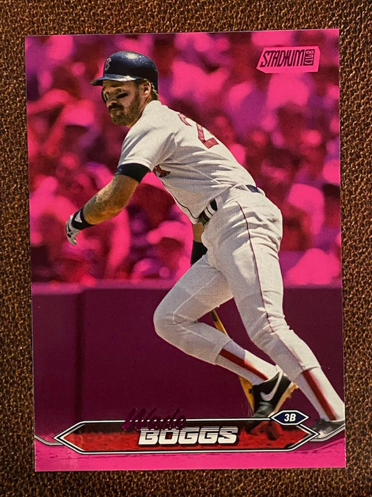 Wade Boggs - 2024 Topps Stadium Club - Pink Foil - Red Sox