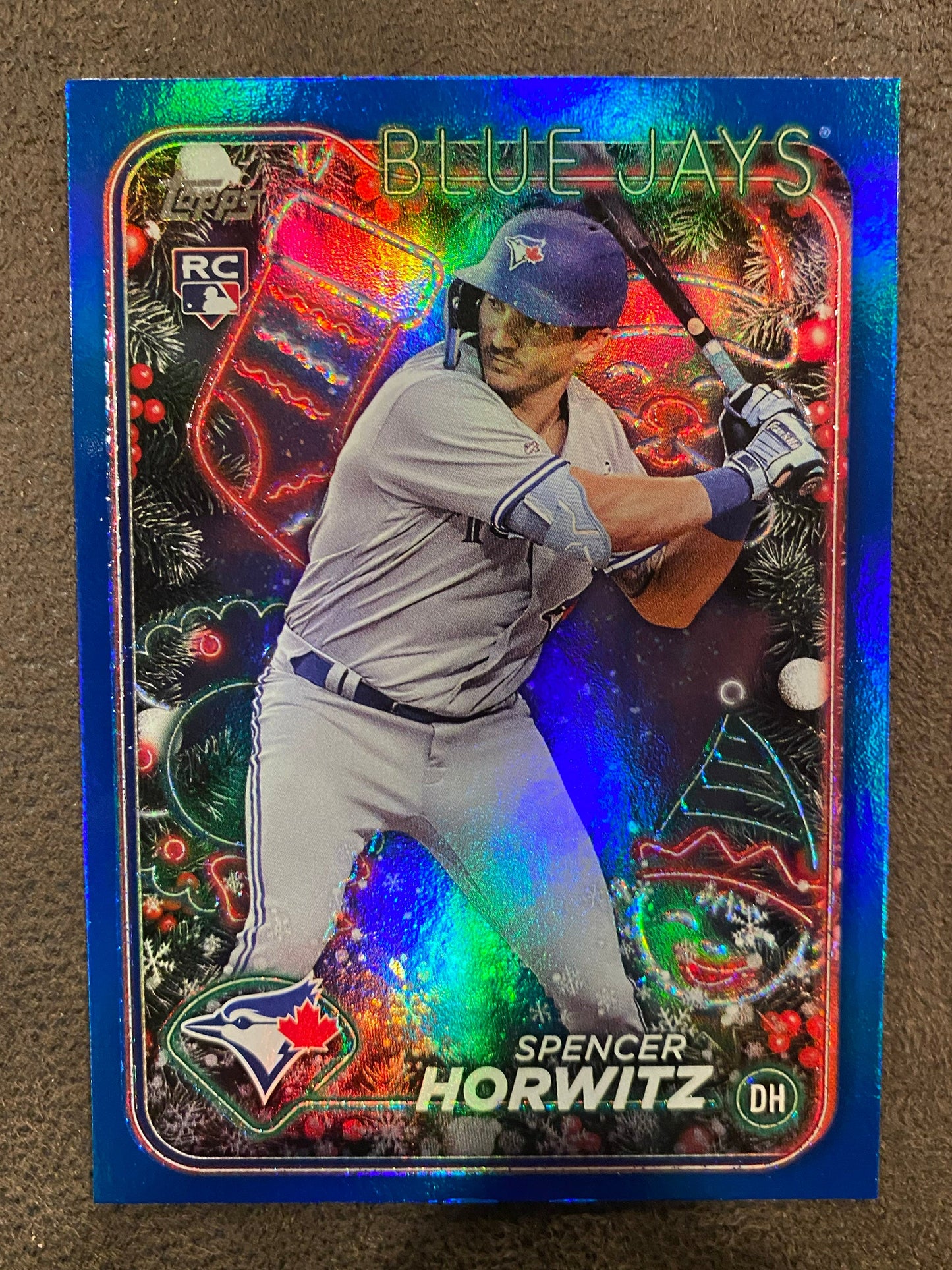 Spencer Horwitz - 2024 Topps Holiday - Glitter Parallel - Blue Jays