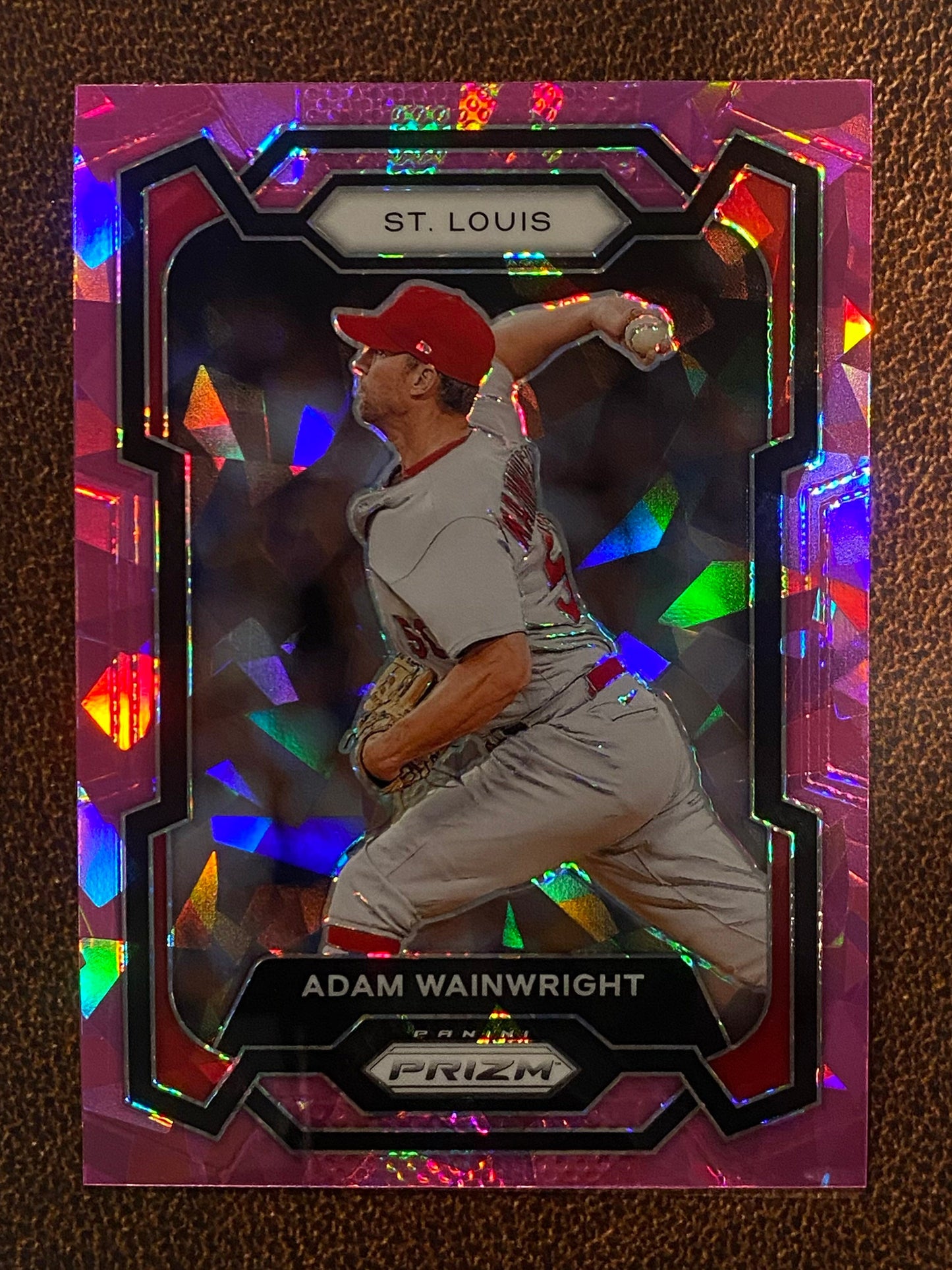 Adam Wainwright - 2024 Panini Prizm - Pink Ice - Cardinals