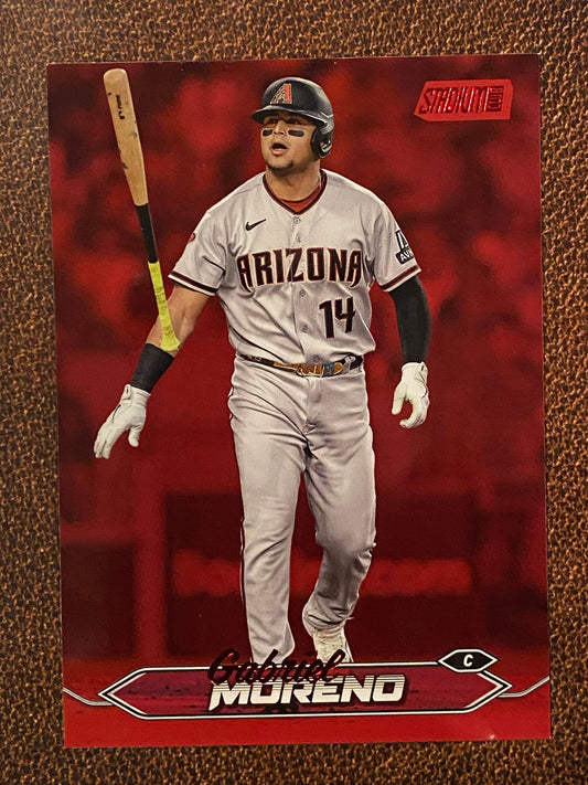 Gabriel Moreno - 2024 Topps Stadium Club - Red Foil - Diamondbacks