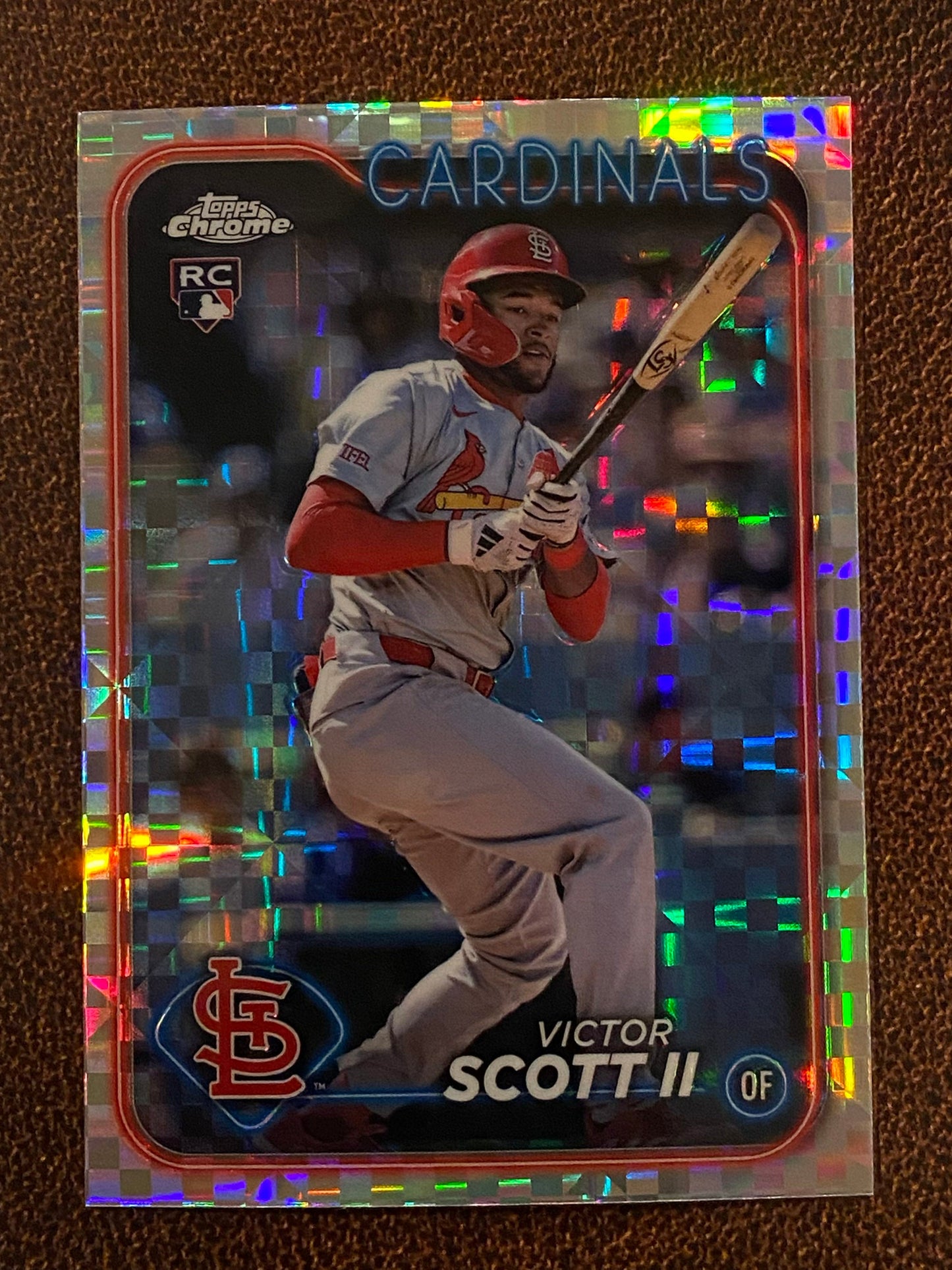 Victor Scott II - 2024 Topps Chrome Update - XFractor - Cardinals