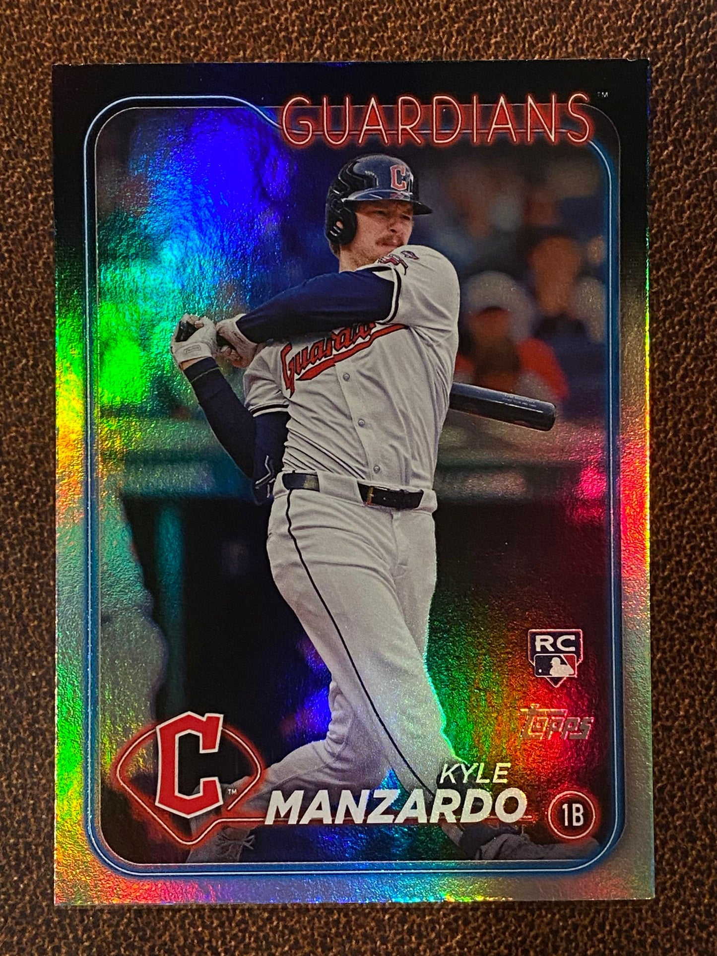 Kyle Manzardo - 2024 Topps Update - Rainbow Foil - Guardians
