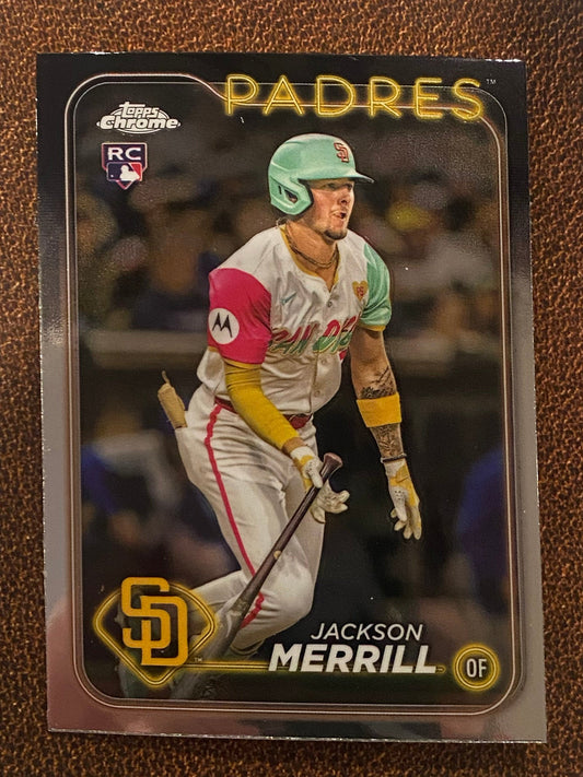 Jackson Merrill - 2024 Topps Chrome Update - Base Rookie - Padres