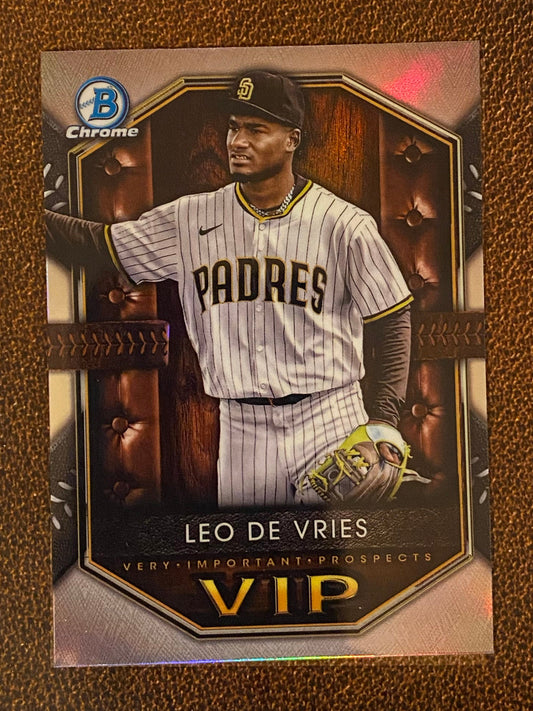 Leo De Vries - 2025 Bowman - Very Important Prospects - Padres