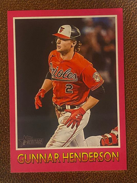 Gunnar Henderson - 2024 Topps Heritage - 1975 Baseball Sensations - Orioles