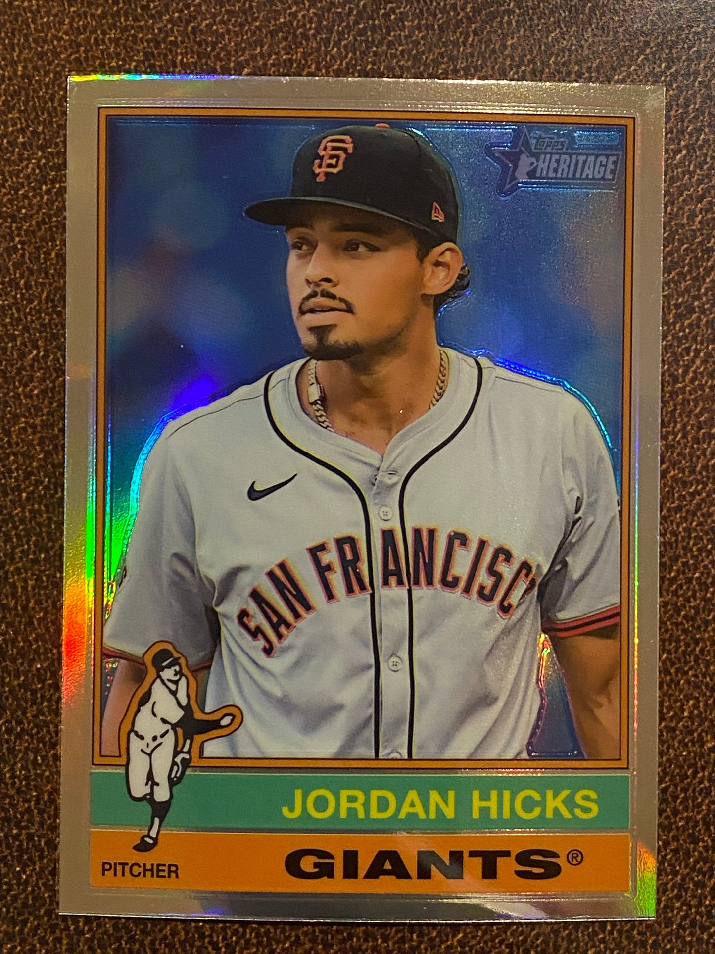 Jordan Hicks - 2025 Topps Heritage - Refractor - Giants