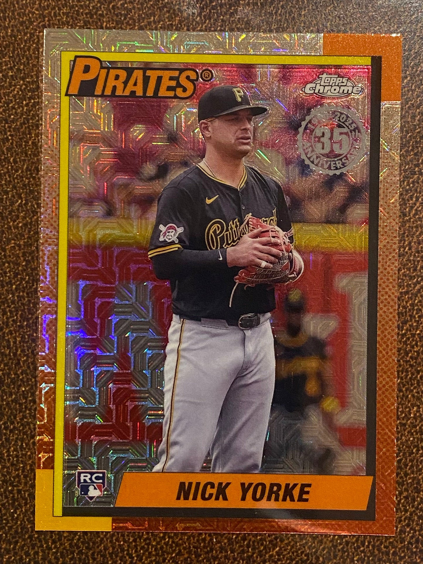 Nick Yorke - 2025 Topps Series 2 - 1990 Mojo Refractor - Pirates