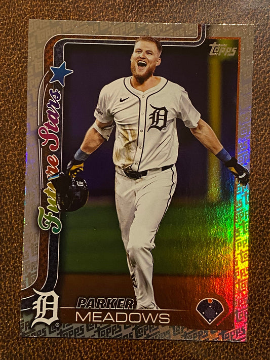 Parker Meadows - 2025 Topps Series 2 - Fanatics Exclusive Topps Foil Border - Tigers