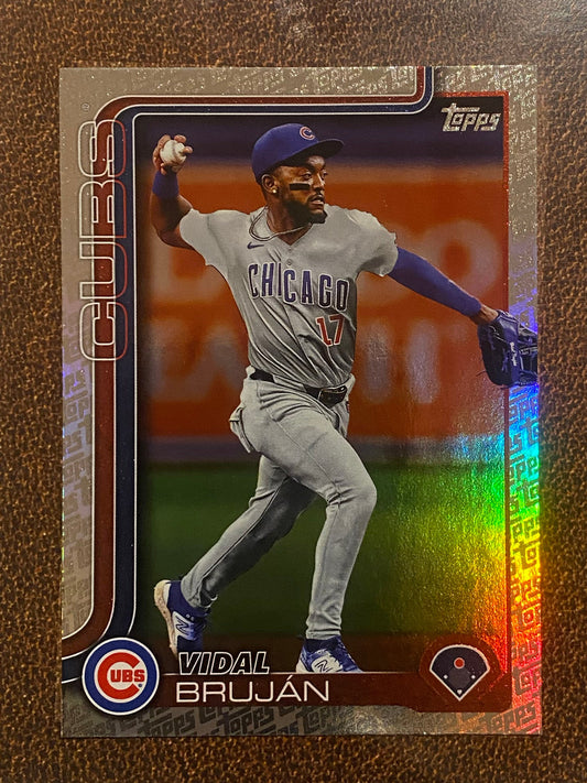 Vidal Brujan - 2025 Topps Series 2 - Fanatics Exclusive Topps Foil Border - Cubs