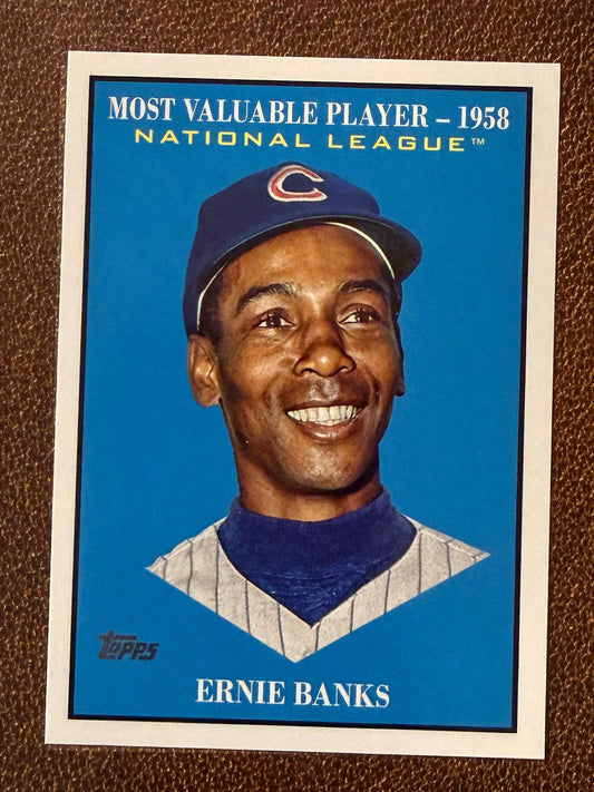 Ernie Banks - 2025 Topps Update - MVP Insert - Cubs