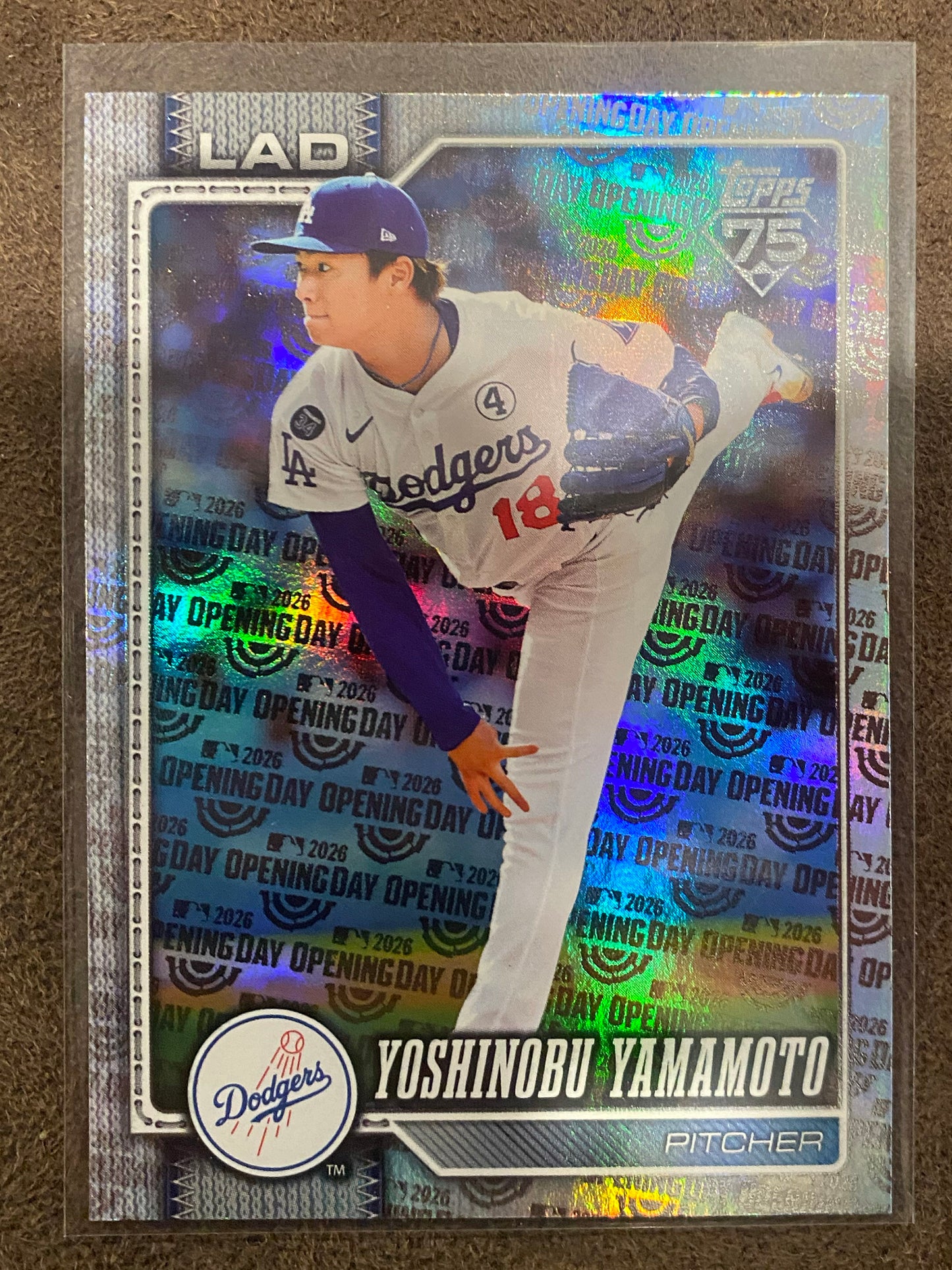 Yoshinobu Yamamoto - 2026 Topps Series 1 - Opening Day Foil - Dodgers