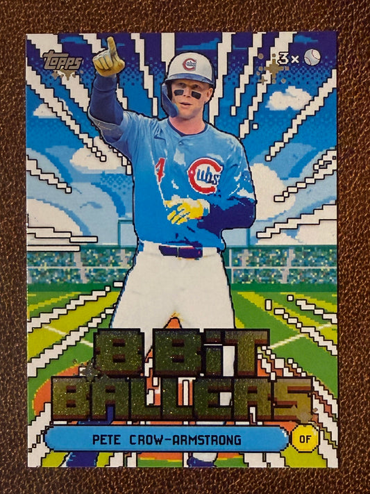 Pete Crow Armstrong - 2026 Topps Series 1 - 8 Bit Ballers Insert - Cubs
