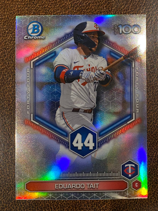 Eduardo Tait - 2026 Bowman - Scouts Top 100 Insert - Twins