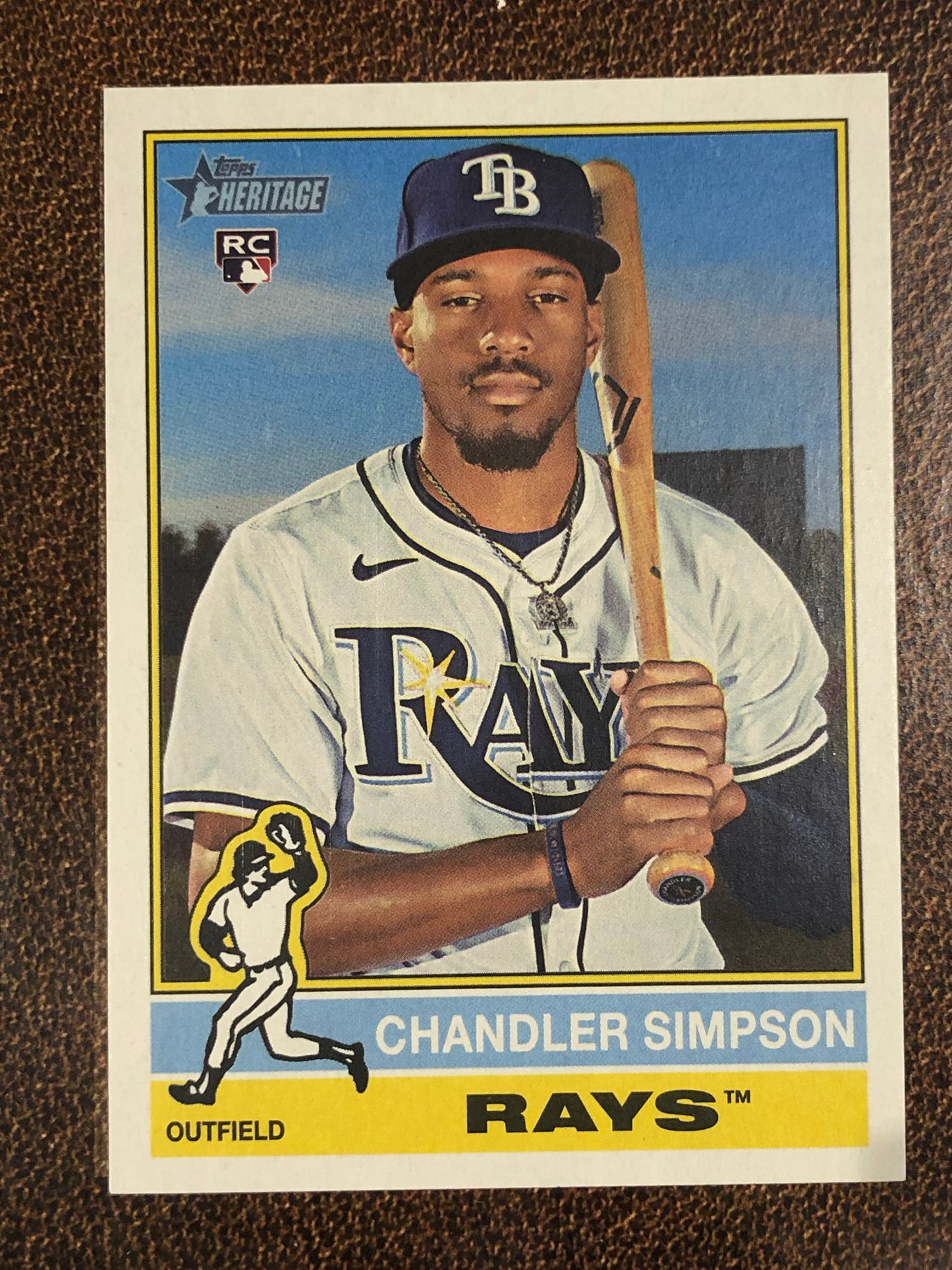 Chandler Simpson - 2025 Topps Heritage High Number - Base - Rays