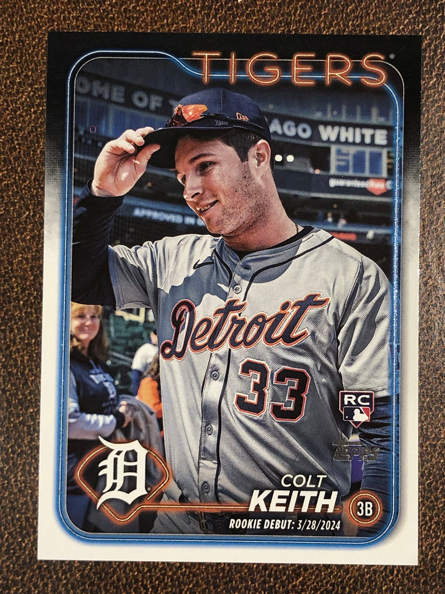 Colt Keith - 2024 Topps Update - Rookie Debut Base - Tigers