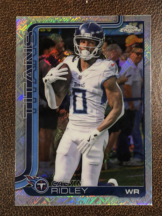 Calvin Ridley - 2025 Topps Chrome - Topps Foil - Titans