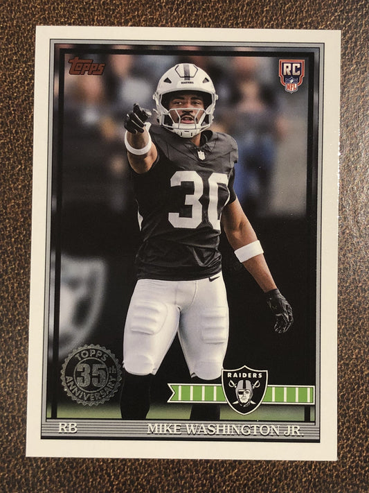 Mike Washington Jr. - 2026 Topps Flagship - 1991 Insert - Raiders