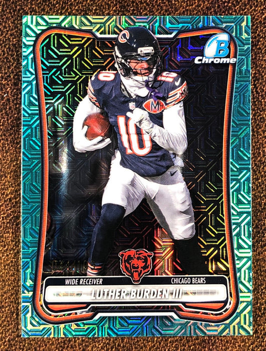Luther Burden III - 2026 Bowman - AQUA MOJO /199 - Bears