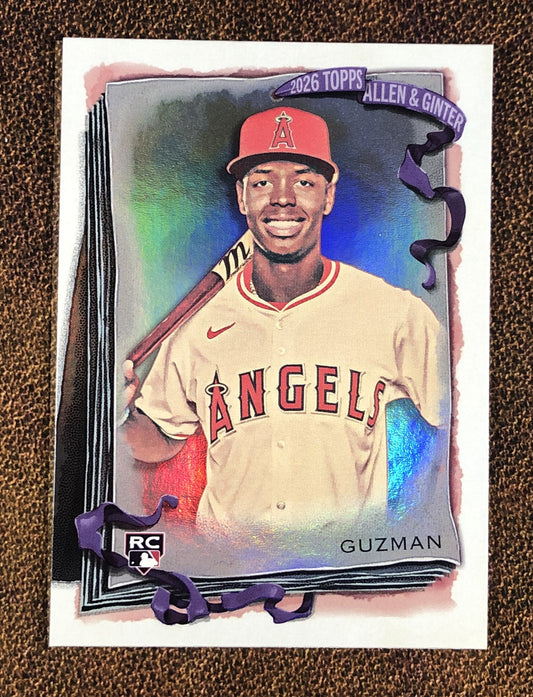 Denzer Guzman - 2026 Topps Allen & Ginter - Silver Portrait Foil - Angels