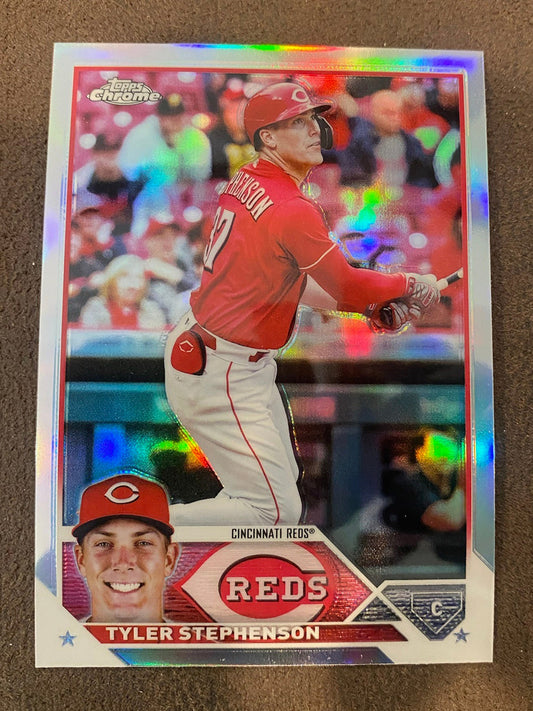 Tyler Stephenson - 2023 Topps Chrome - Refractors - Reds