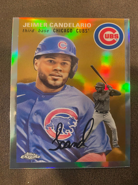 Jeimer Candelario - 2023 Topps Chrome Platinum - Refractor - Cubs