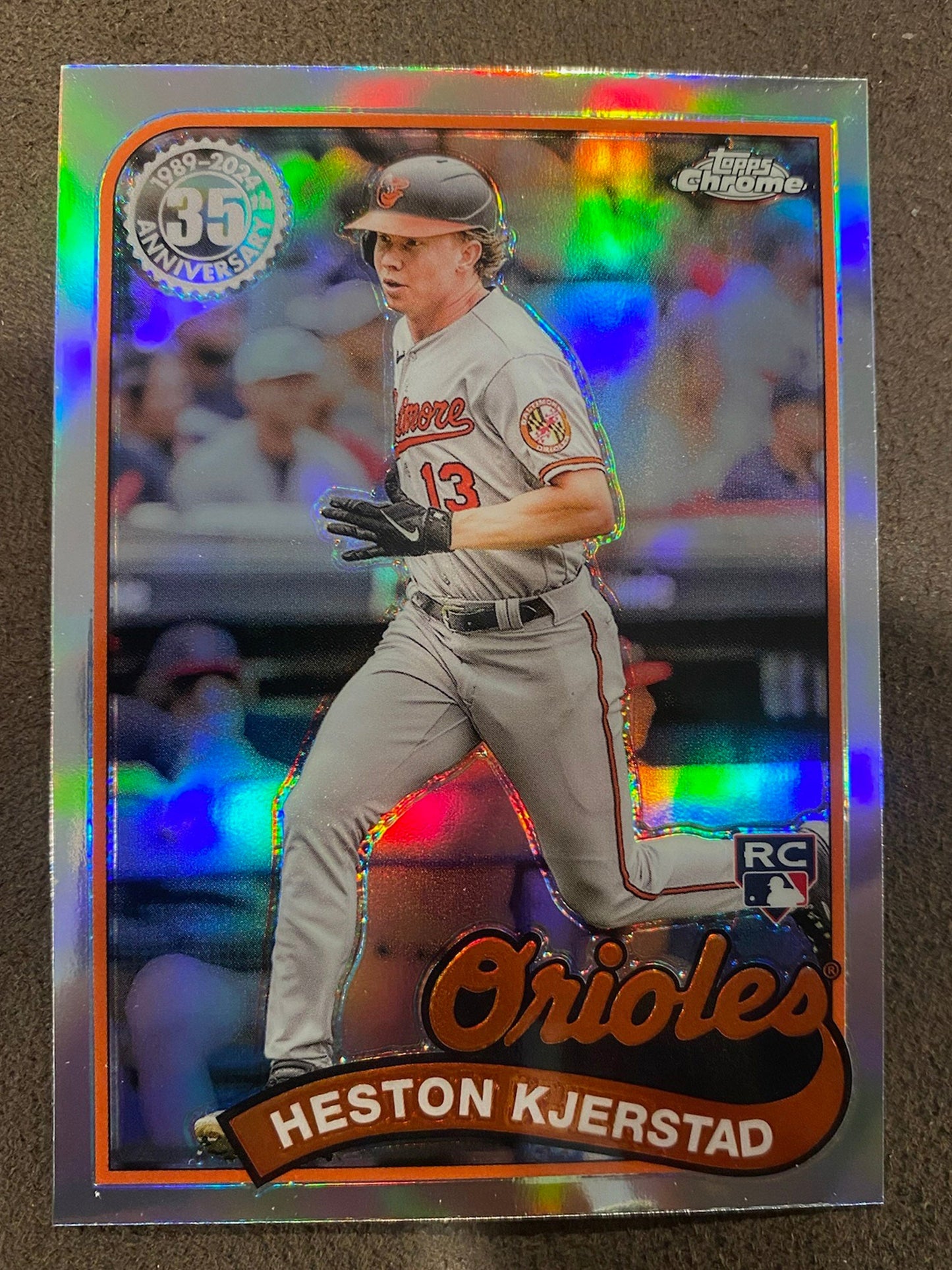 Heston Kjerstad - 2024 Topps Chrome - 1989 Refractor - Orioles