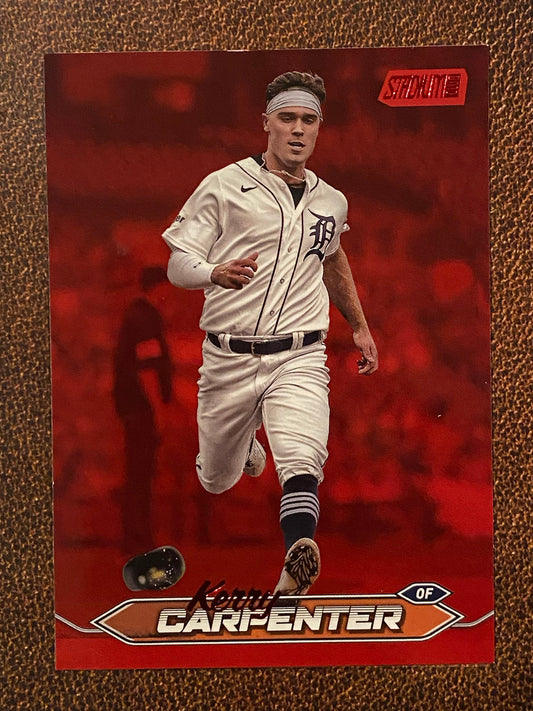 Kerry Carpenter - 2024 Topps Stadium Club - Red Foil - Tigers