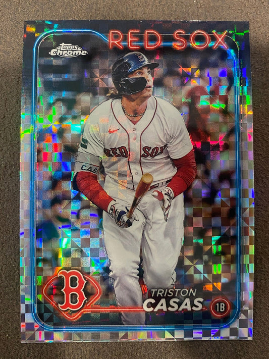 Trison Casas - 2024 Topps Chrome - XFractor - Red Sox