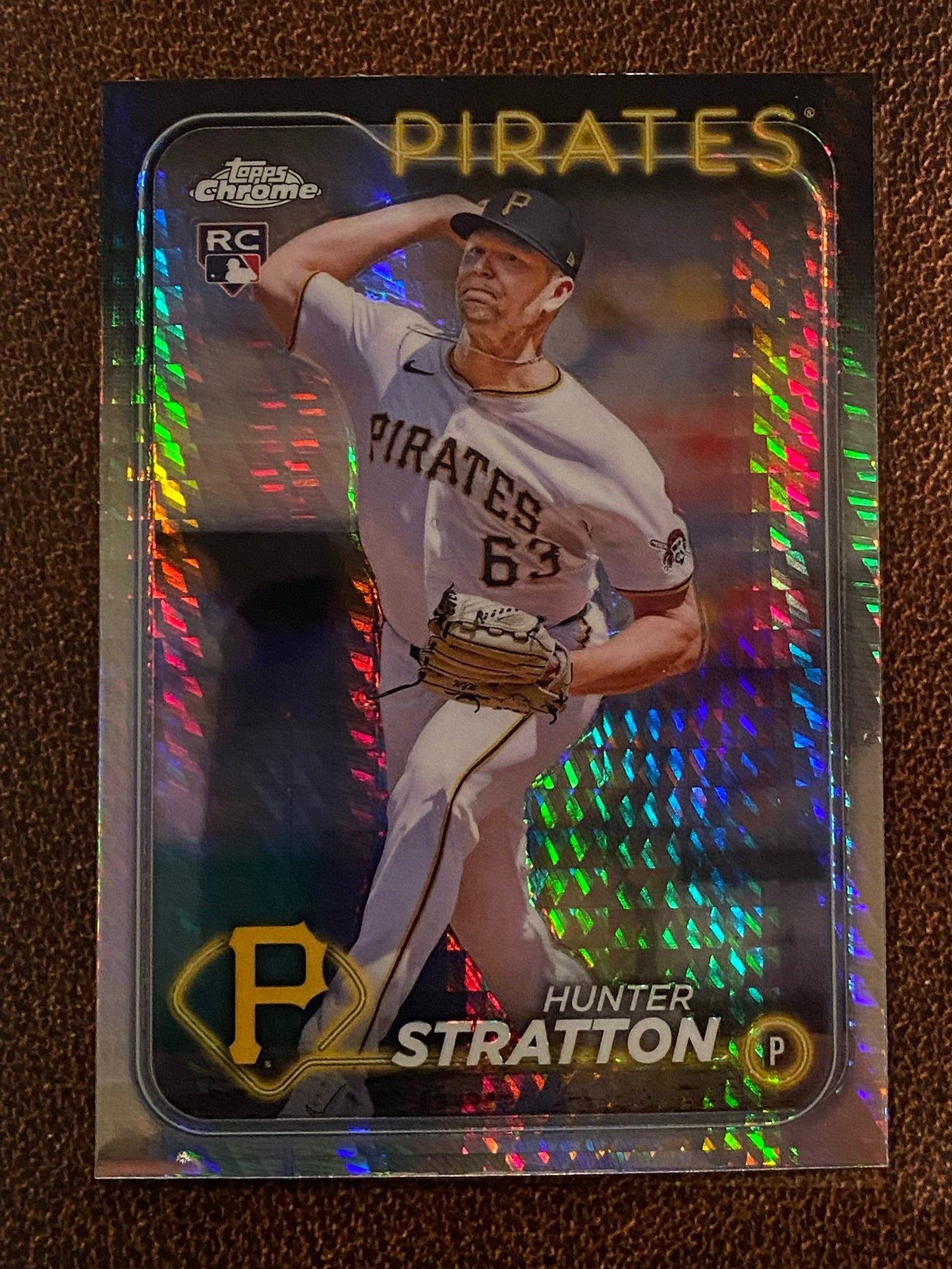 Hunter Stratton - 2024 Topps Chrome Update - Prism Refractor - Pirates