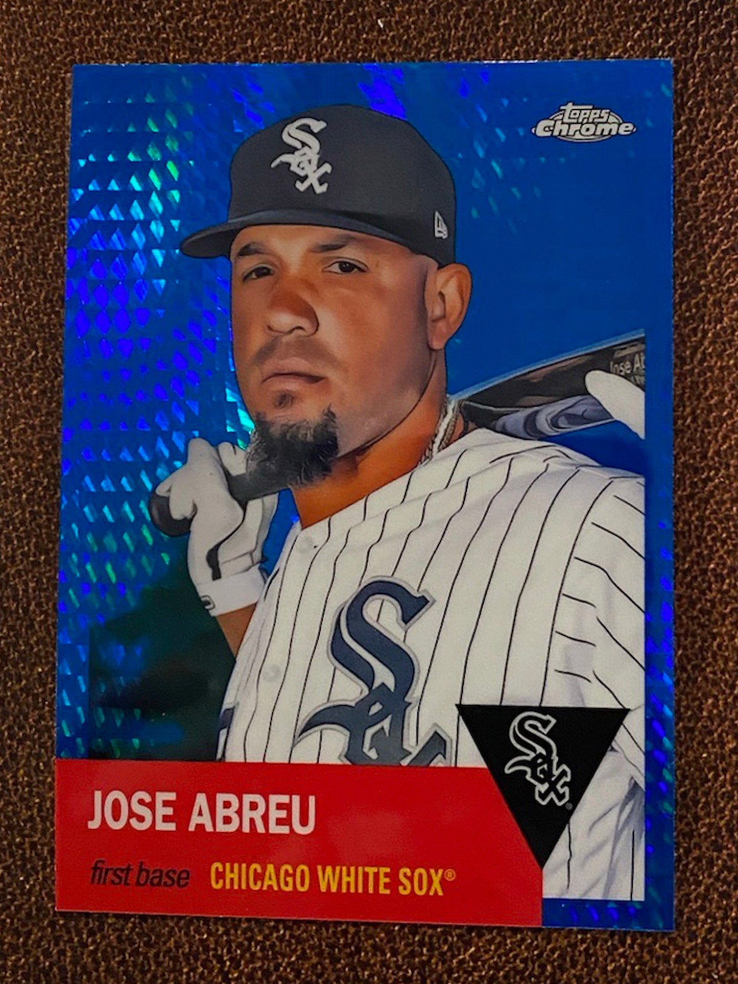 Jose Abreu - 2022 Topps Chrome Platinum Anniversary - Blue Prism - White Sox