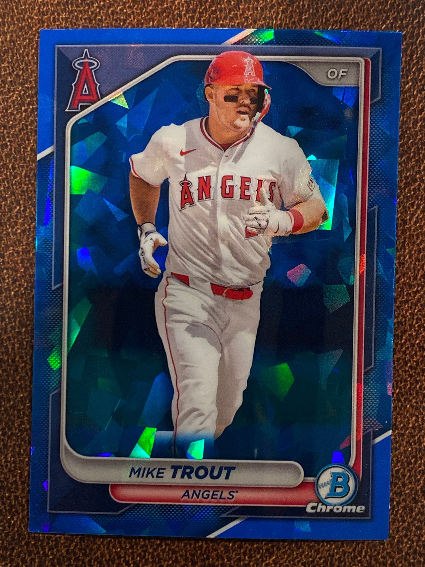 Mike Trout - 2024 Bowman Chrome - Sapphire - Angels