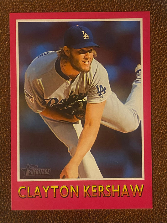 Clayton Kershaw - 2024 Topps Heritage - 1975 Baseball Sensations - Dodgers