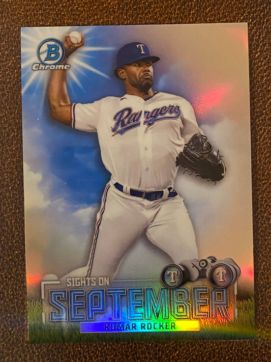 Kumar Rocker - 2023 Bowman - Sights on September - Rangers