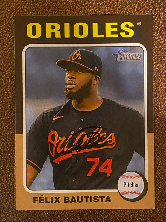 Felix Bautista - 2024 Topps Heritage - Low Number Short Prints - Orioles