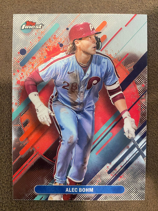 Alec Bohm - 2025 Topps Finest - Rare - Phillies