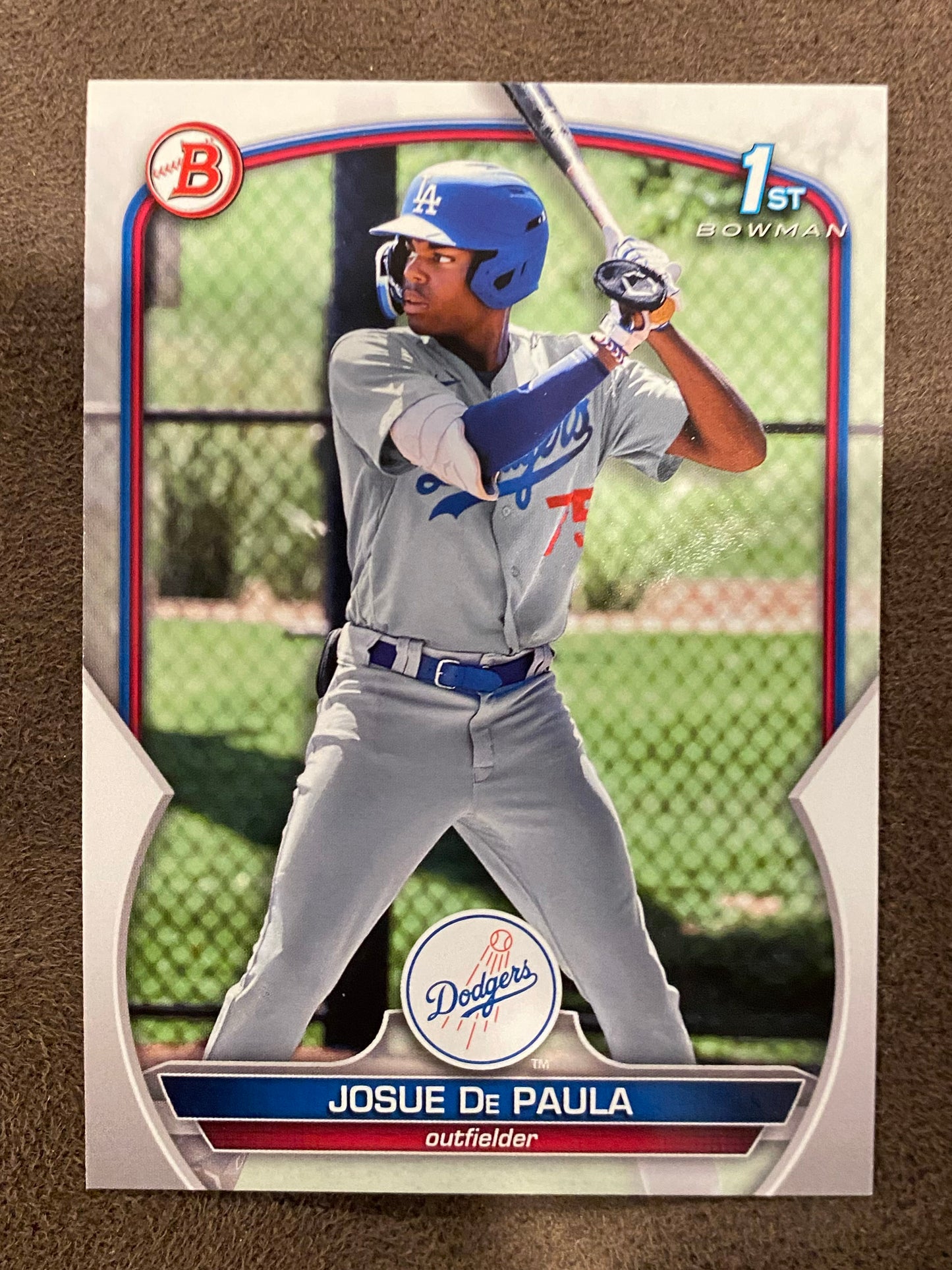 Josue De Paula - 2023 Bowman - 1st PAPER - Dodgers