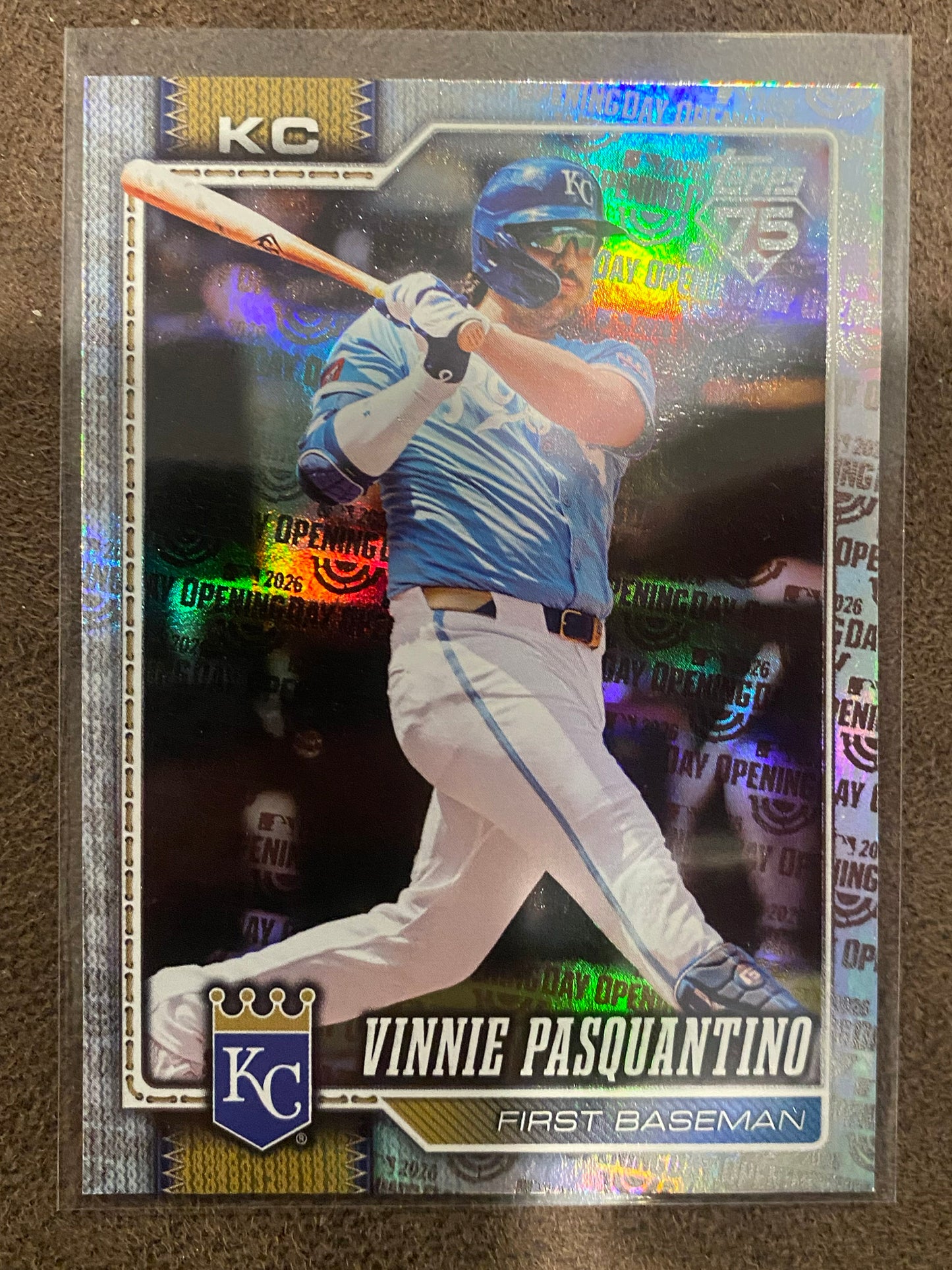 Vinnie Pasquantino - 2026 Topps Series 1 - Opening Day Foil - Royals