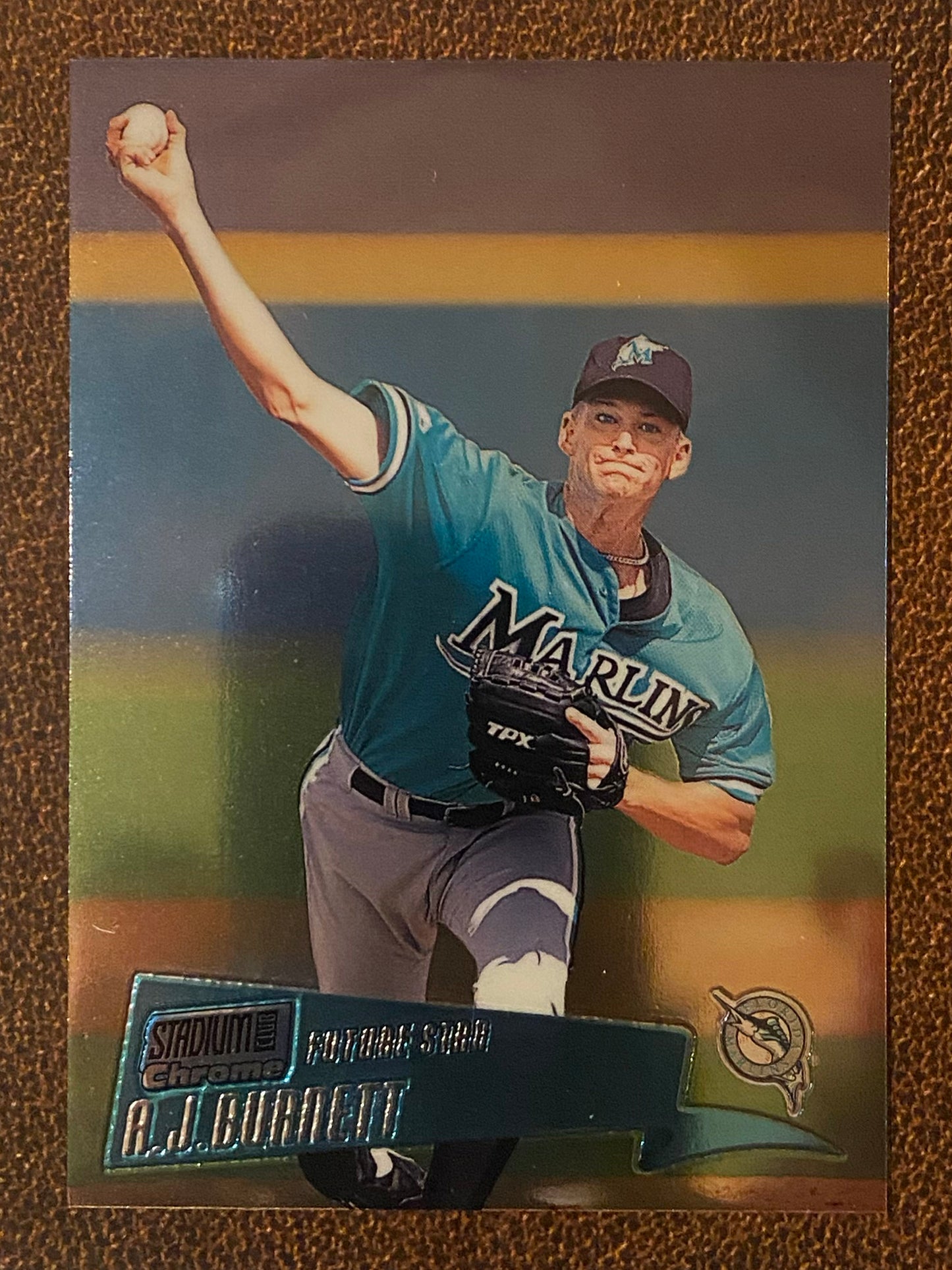 A.J. Burnett - 2000 Stadium Club Chrome - Base - Marlins