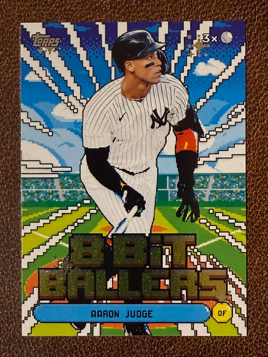 Aaron Judge - 2026 Topps Series 1 - 8 Bit Ballers Insert - Yankees